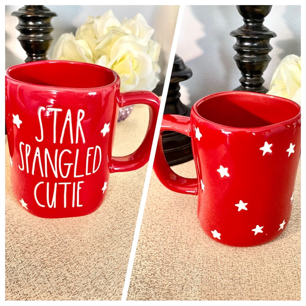 🆕Rae Dunn STAR SPANGLED CUTIE Ceramic Mug